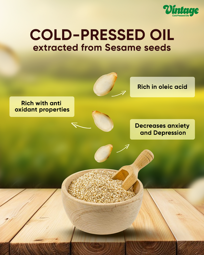 sesame cold pressed oil benefits